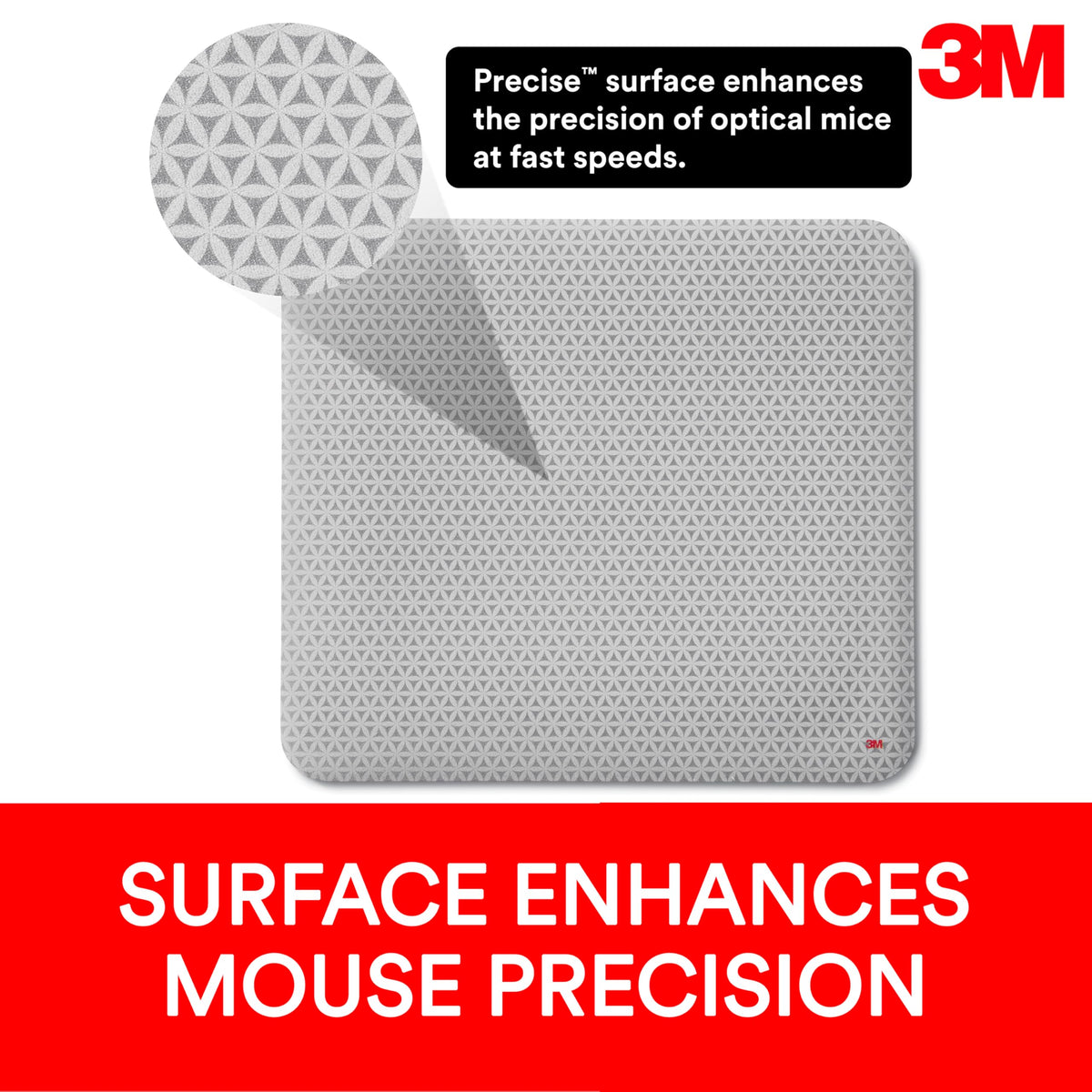 3M Mouse Pad MP200PS, 7L x 8.5W in – view 3