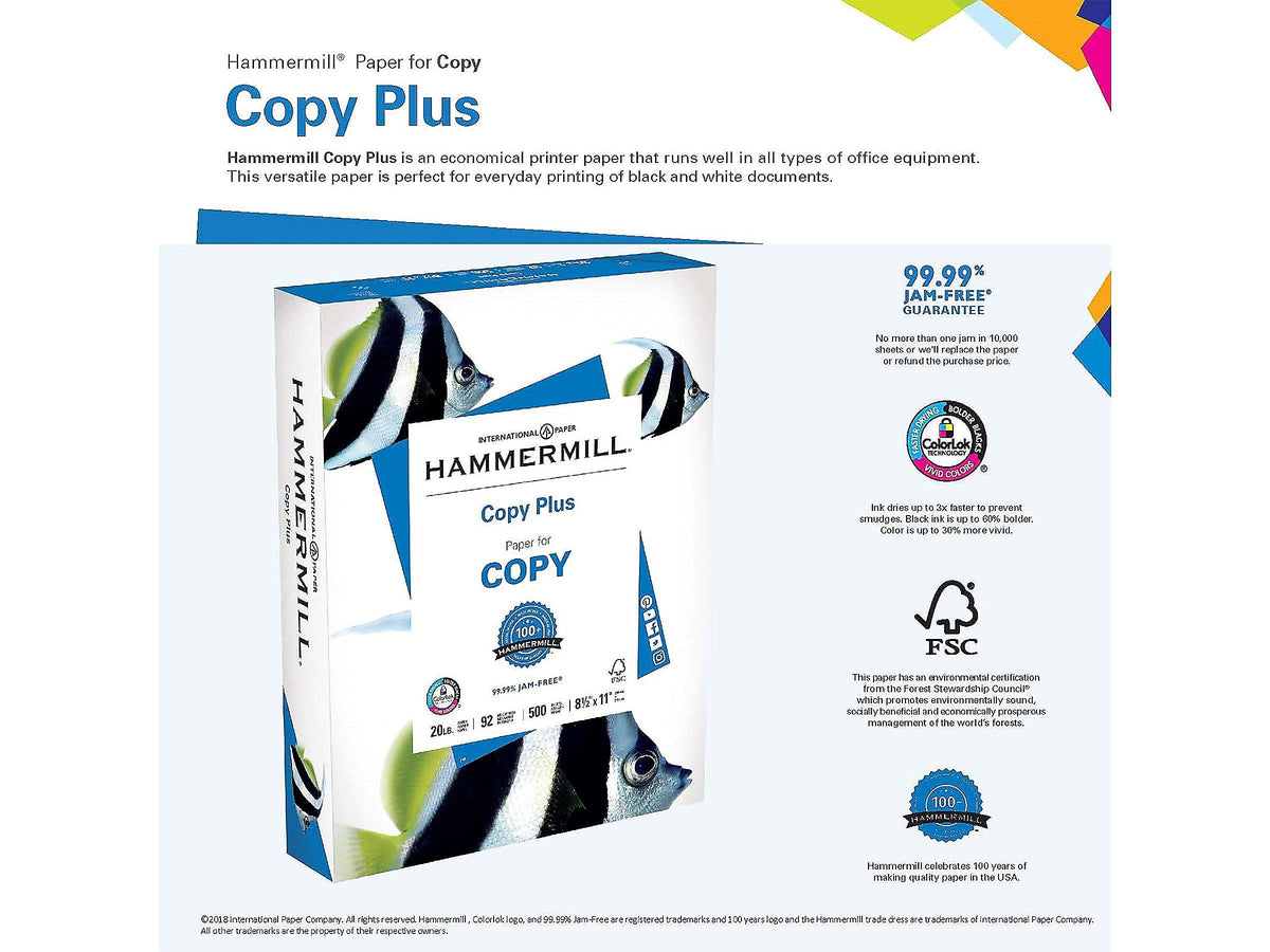 Hammermill Print Copy Paper 105023C, 11x17 | 5 Ream | 2500 Sheets – view 3