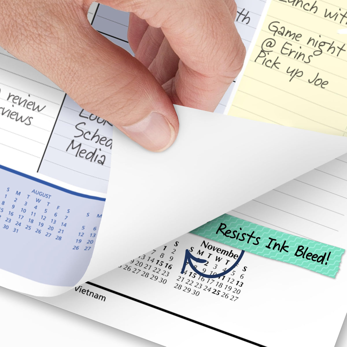 AT-A-GLANCE Calendar SK70000, 21.75"W x 17"H – view 3