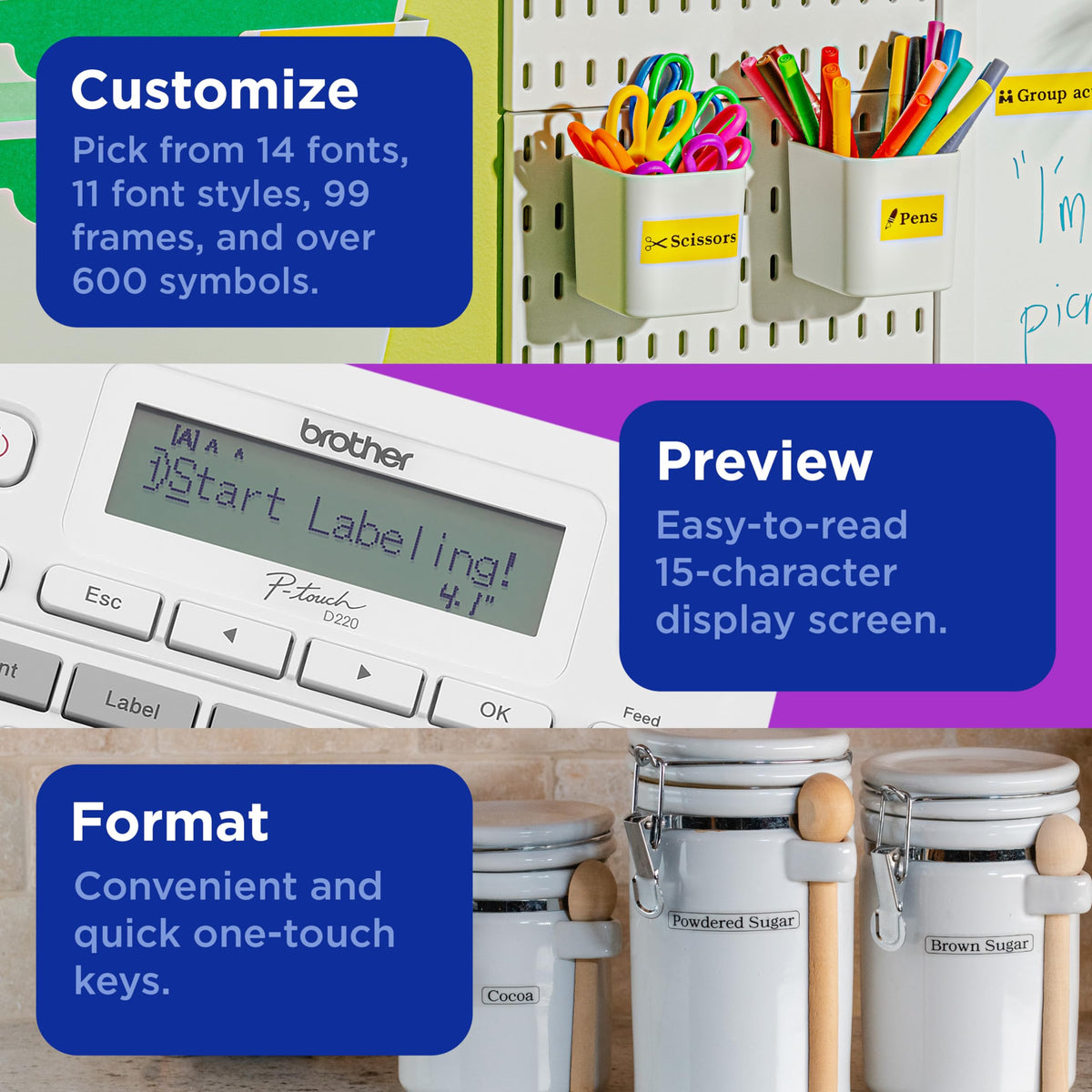 Brother Printer PTD220, Standard – view 5
