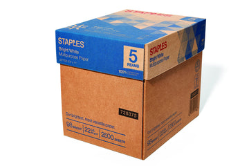 Staples Print Copy Paper 16345-US, 8.5 x 11-Inch, 2500 Count