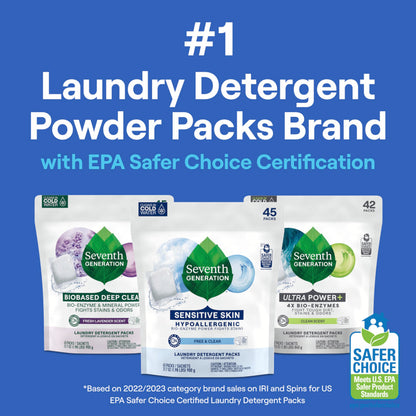 Seventh Generation Laundry Detergent 732913229772, 45 Count – view 9