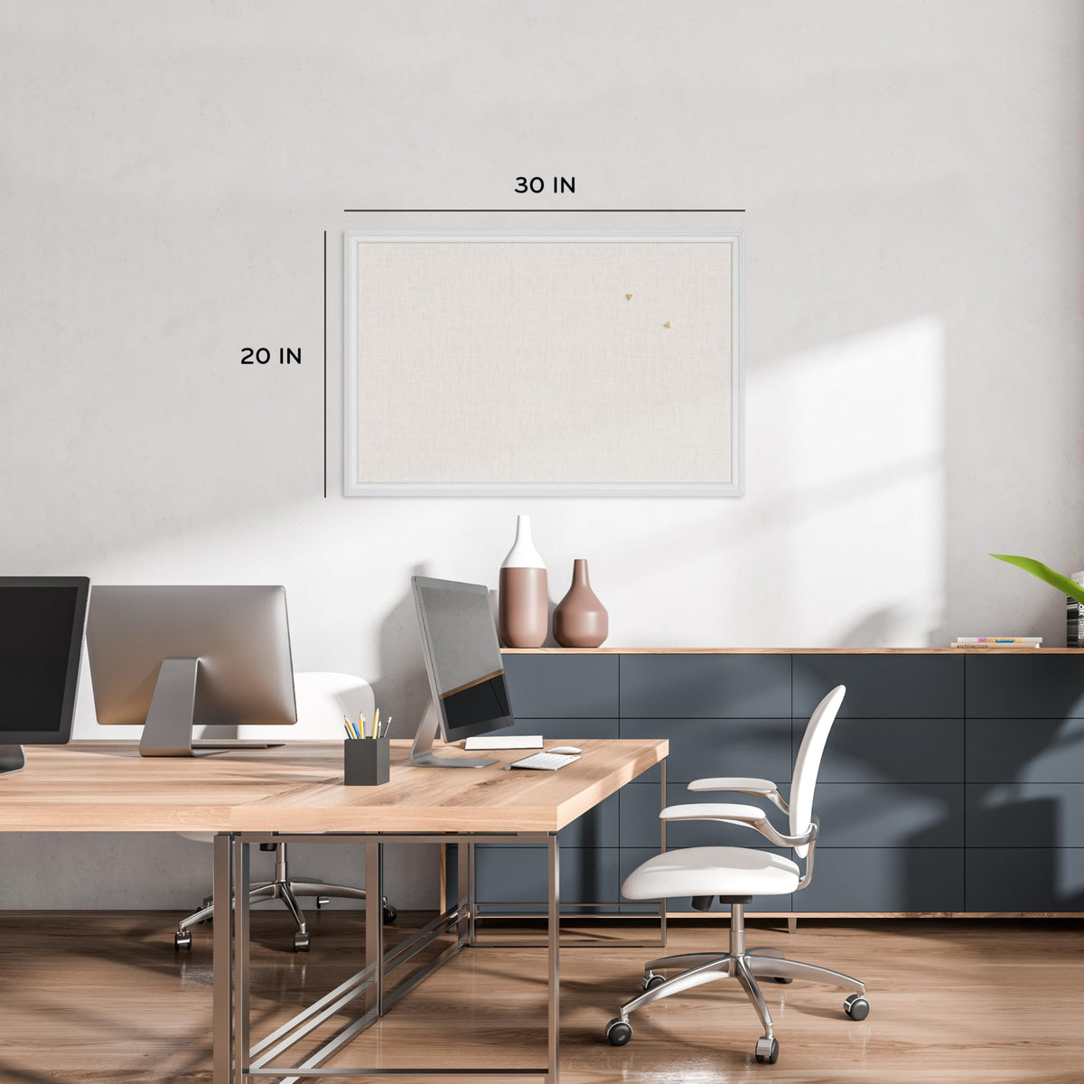 U Brands Pinboard 2074U00-01, 20" x 30" – view 2