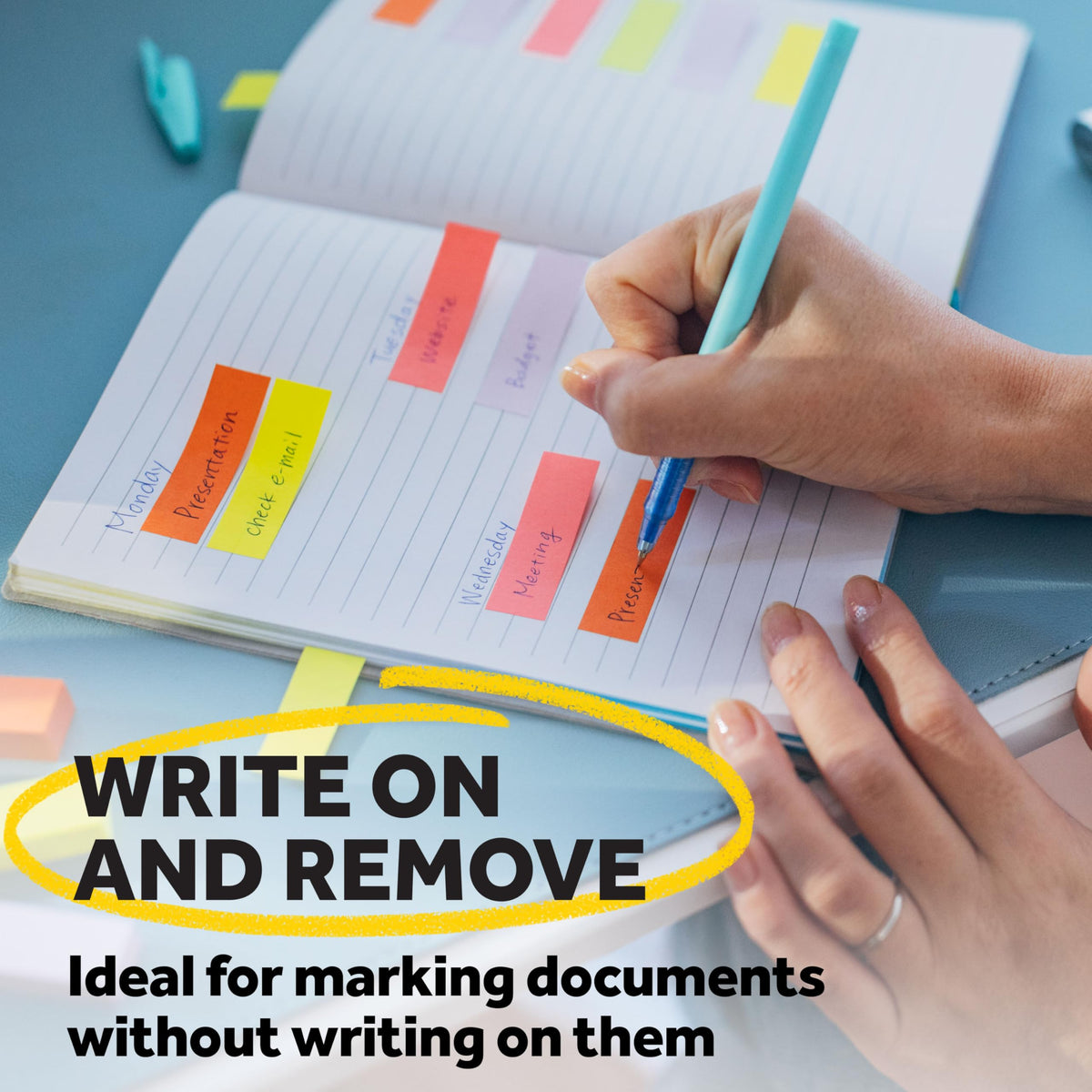 Post-it Self Stick Note 671-4AU, 4.7" x 0.3" – view 5