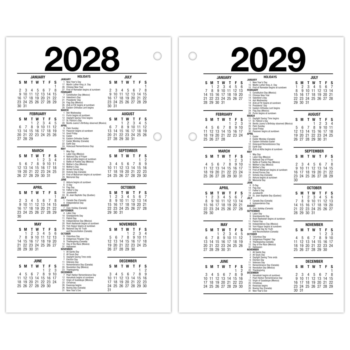 AT-A-GLANCE Calendar E71750, 3.5" x 6" – view 5