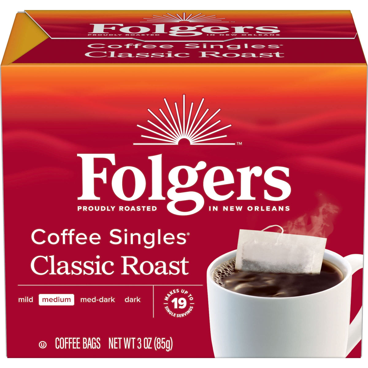 Folgers Coffee 1949793, 19 Count