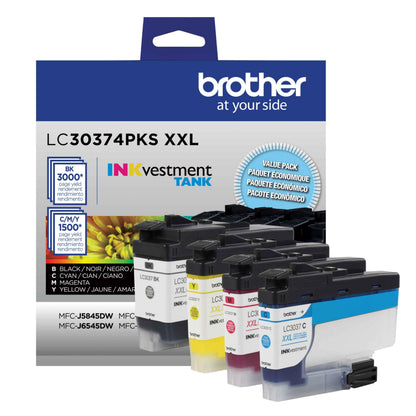 Brother Inkjet Printer Ink LC30374PKS, Super High Yield, 4 Count – view 2