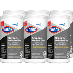 CloroxPro 66270 Household Cleaning Wipes Cloth, 75 Count, Pack of 6