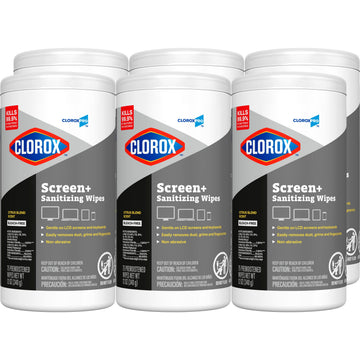 CloroxPro Surface Cleaning Wipe 66270, 75 Count (Pack of 6)