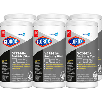 CloroxPro Surface Cleaning Wipe 66270, 75 Count (Pack of 6)