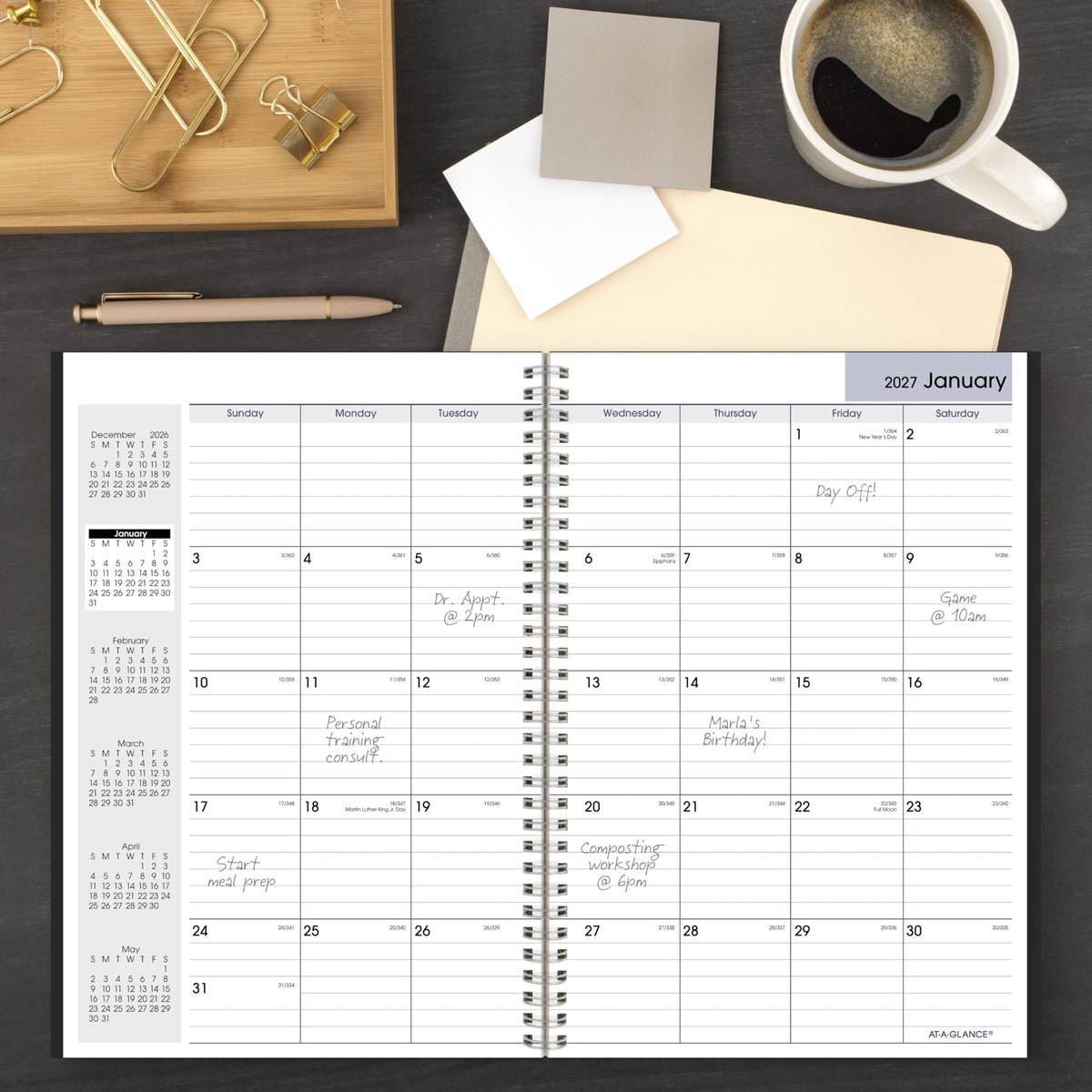 AT-A-GLANCE Planner SK200, 8" x 12" – view 2