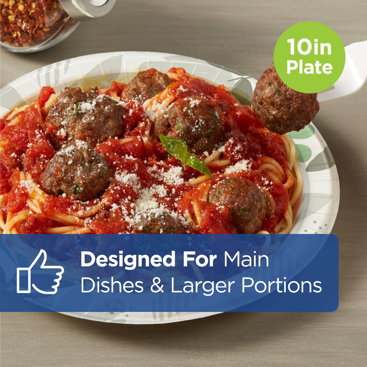 Georgia-Pacific Dishware Plate SXP10PATH, 10 in, 500 Count – view 4