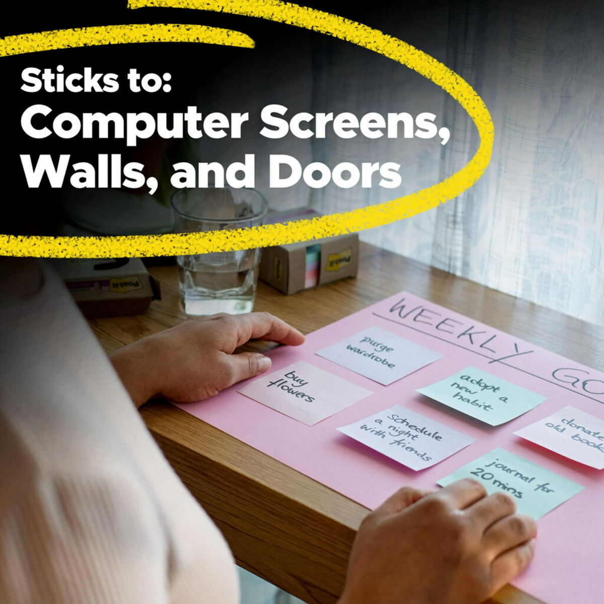 Post-it Self Stick Note 654R-24SSNRPCP, 3" x 3" – view 4