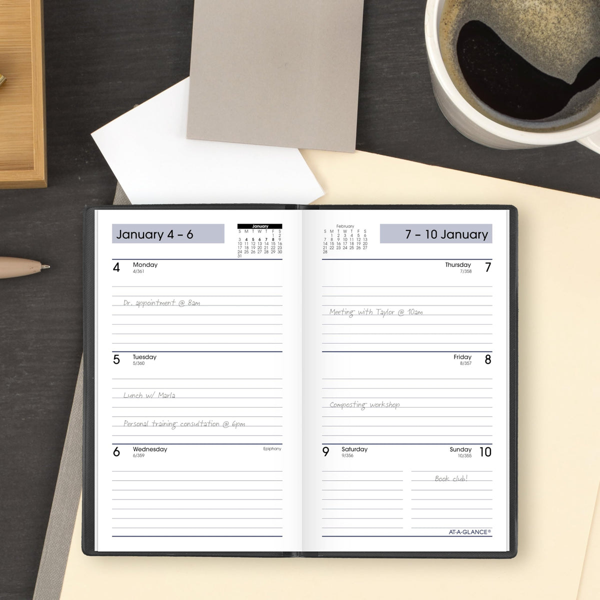 AT-A-GLANCE Planner SK4800, 3.5" x 6" – view 2