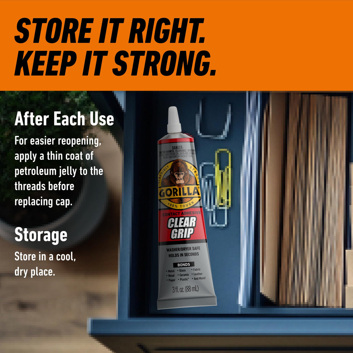 GORILLA Bonding Adhesives 8040001, 3oz – view 8
