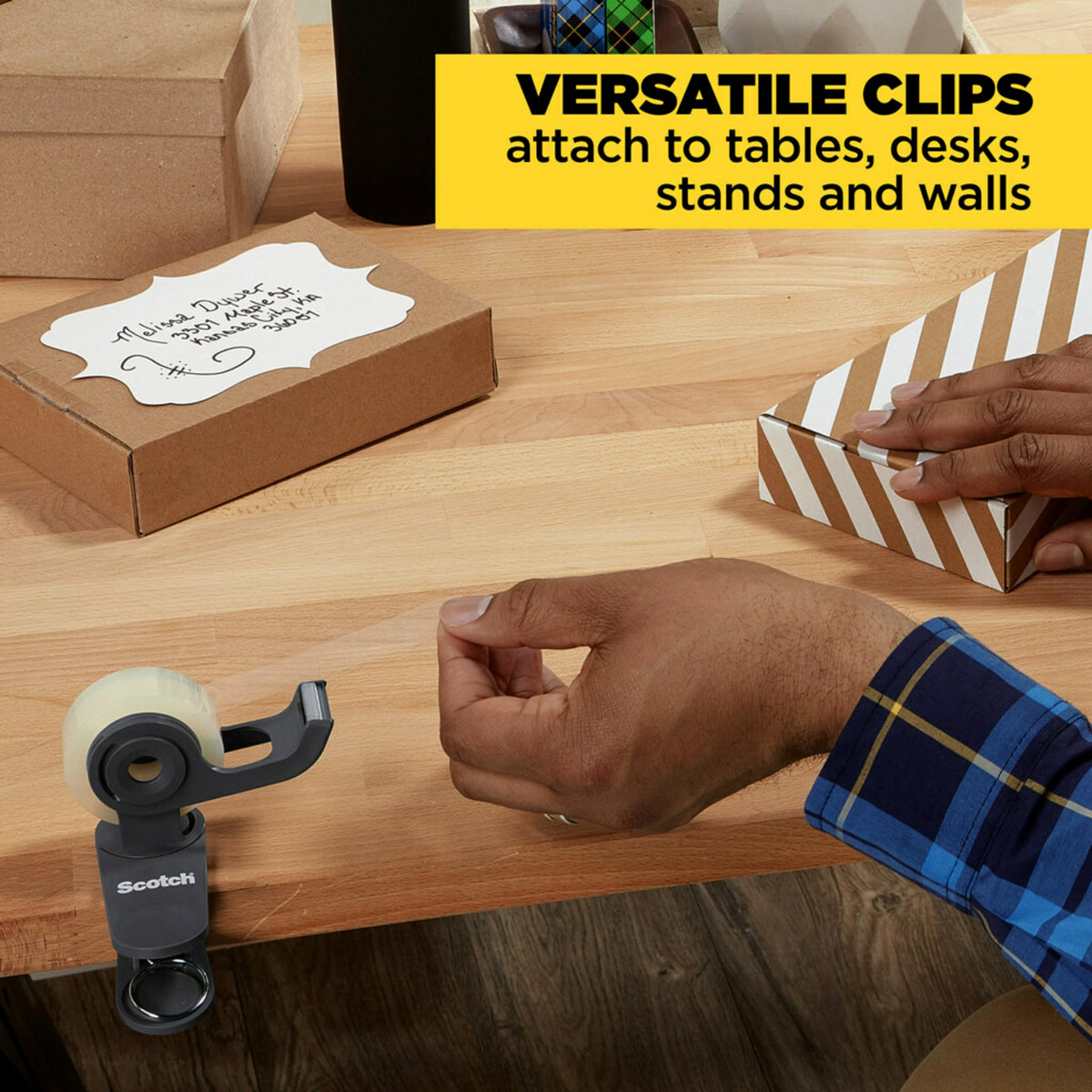 Scotch Tape Label Dispenser C19-CLIP-CCW, 1-Pack – view 8