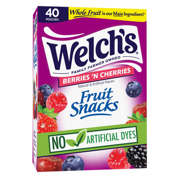 Welch's Fruit Snack, 0.8 Ounce (Pack of 40)