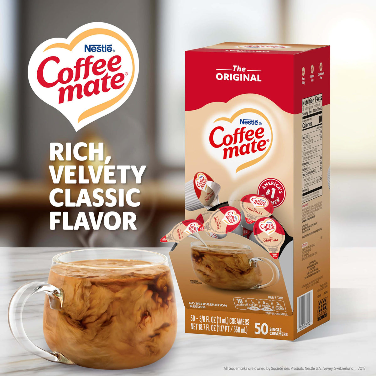 Coffee Mate Non Dairy Cream NES35110, 0.38 Fl Oz (Pack of 200) – view 2