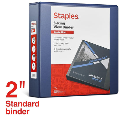 Staples Storage Binder ST55420-CC, 2-Inch – view 2