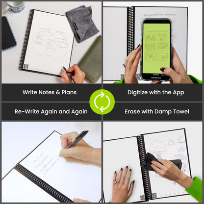 Rocketbook Blank Book EVR-L-R, Classic Letter – view 2