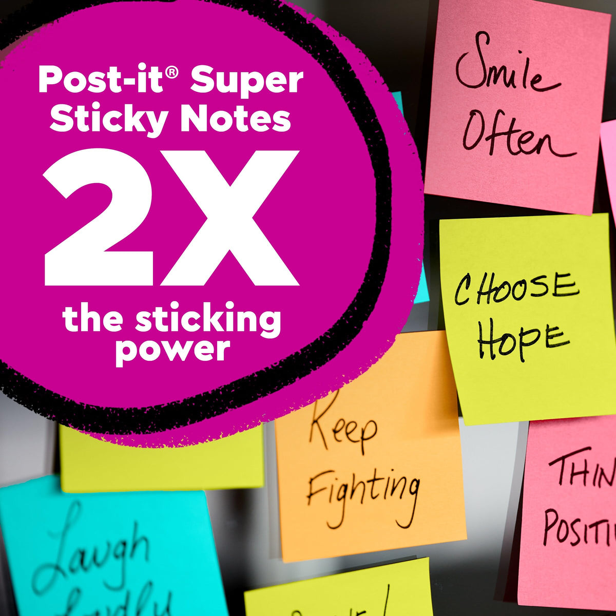 Post-it Self Stick Note 654-5SSBE, 2" x 3" – view 3