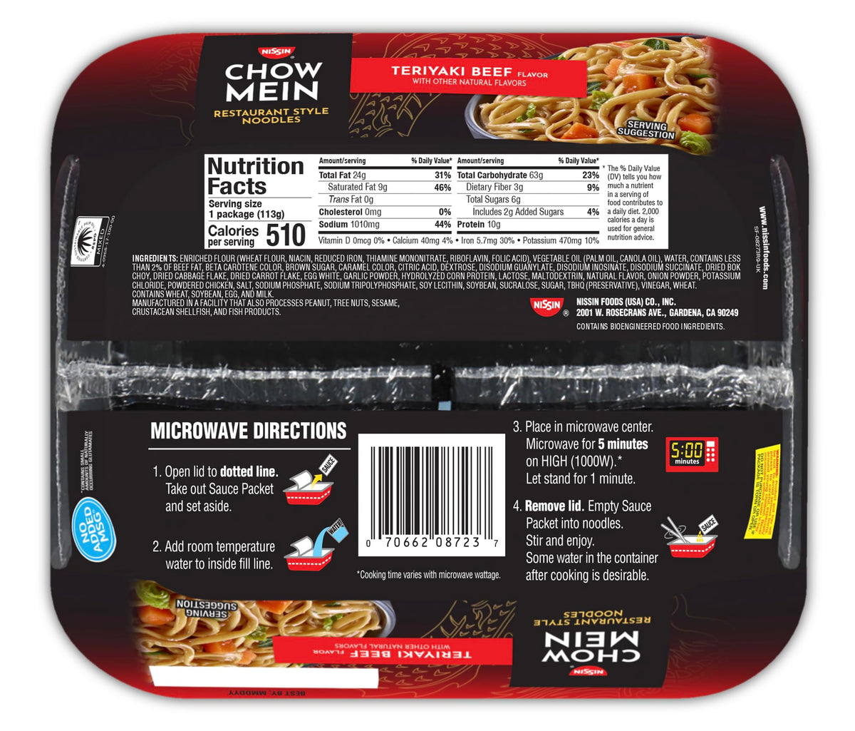 NISSIN Noodle NIS08723, 4 Ounce (Pack of 8) – view 2