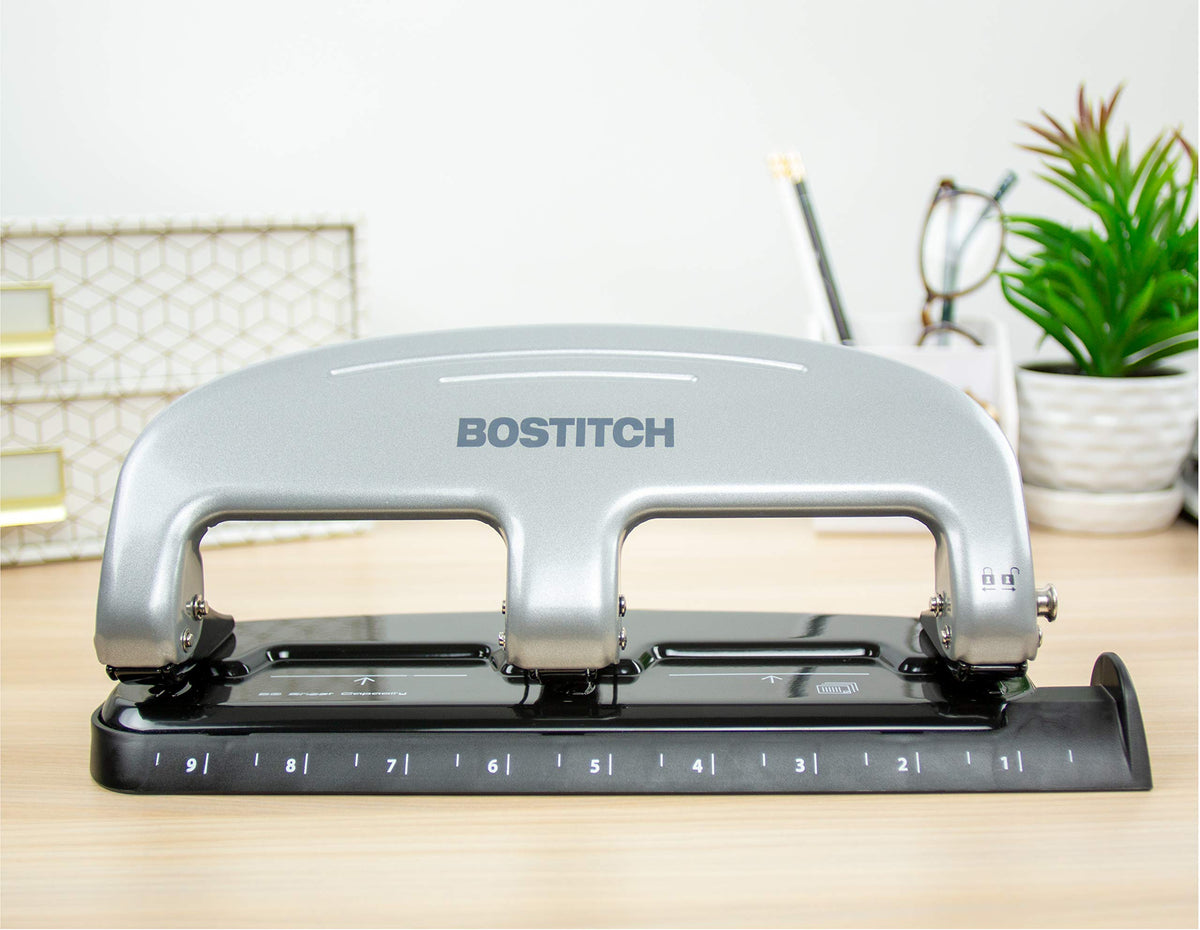 Bostitch Hole Punch 2220, 20 Sheet Black – view 2