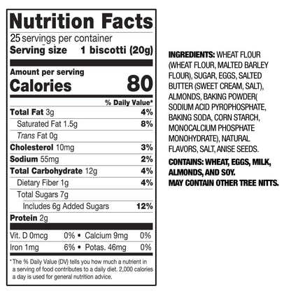 Nonni's Cookie NSD197721, 25 Count – view 2