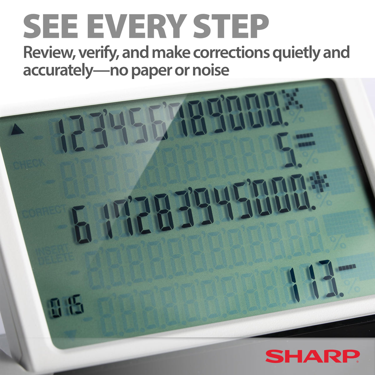 Sharp Calculator SHREL1901, Standard – view 3