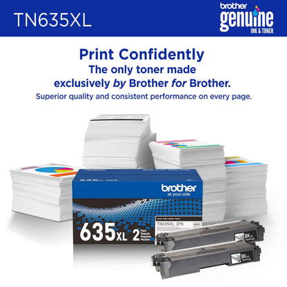Brother Laser Printer Toner TN635XL 2PK, High Yield – view 4