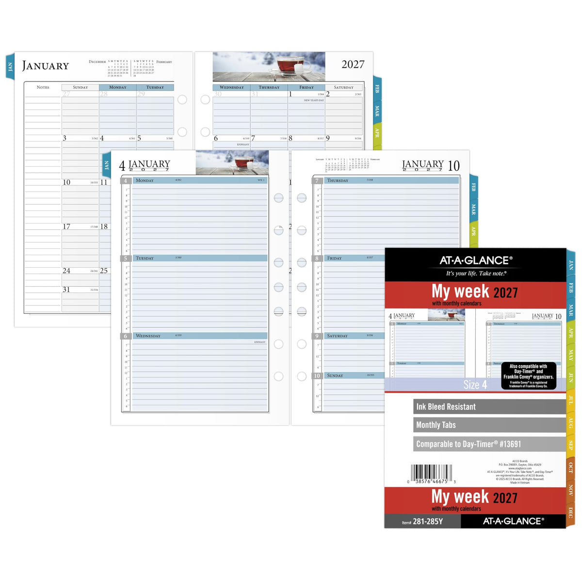 AT-A-GLANCE Planner 281-285Y, 5.5" x 8.5" – view 5