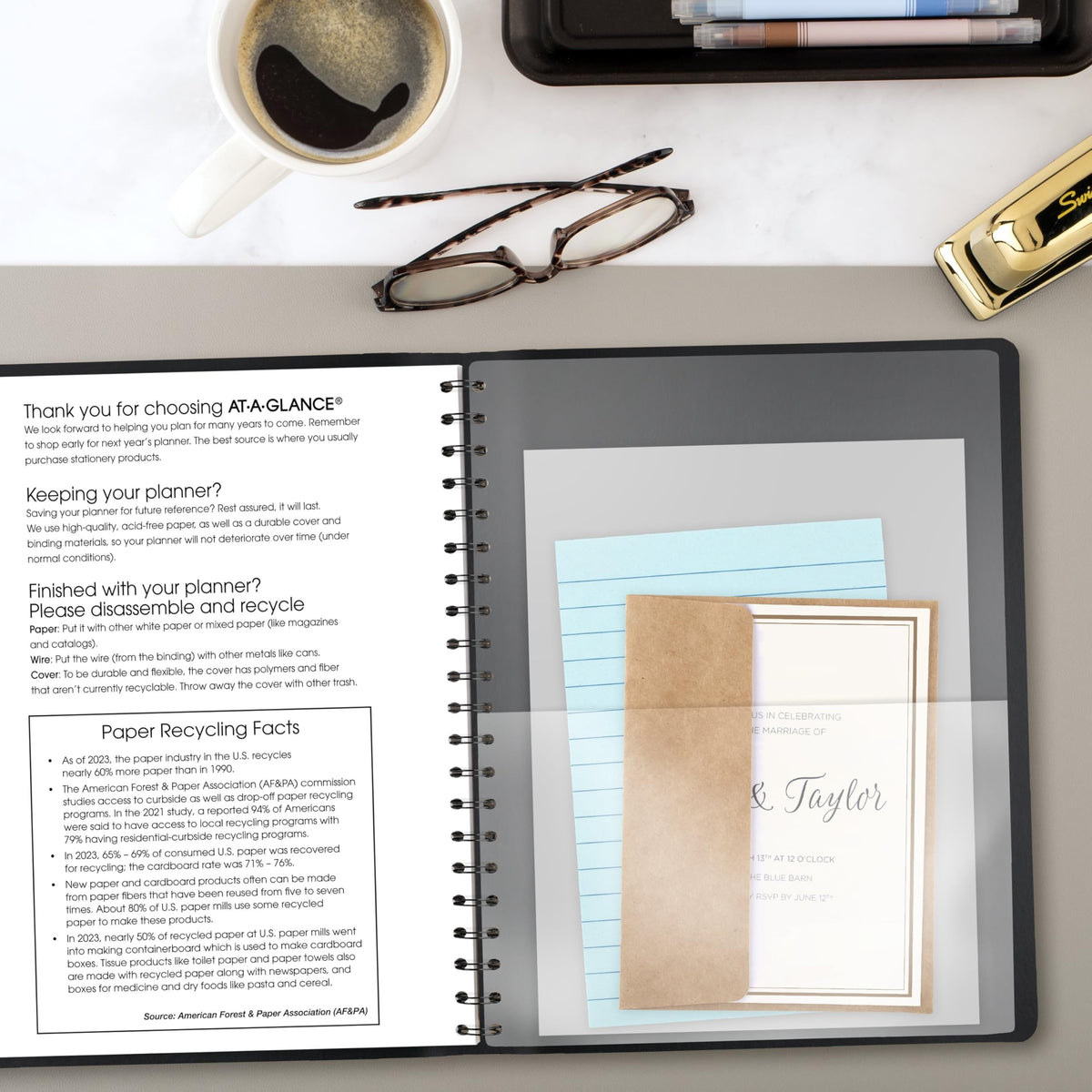 AT-A-GLANCE Planner 70950X05, 8.25" x 11" – view 6