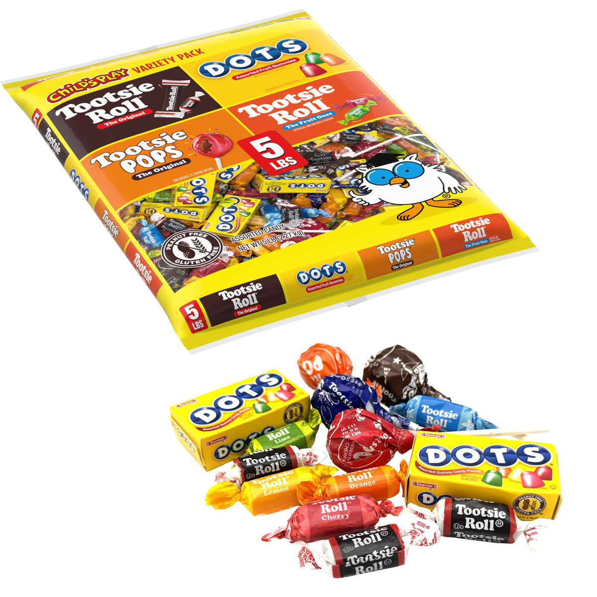 Tootsie Roll Sugar Candy BCG290598, 80 Ounce – view 3