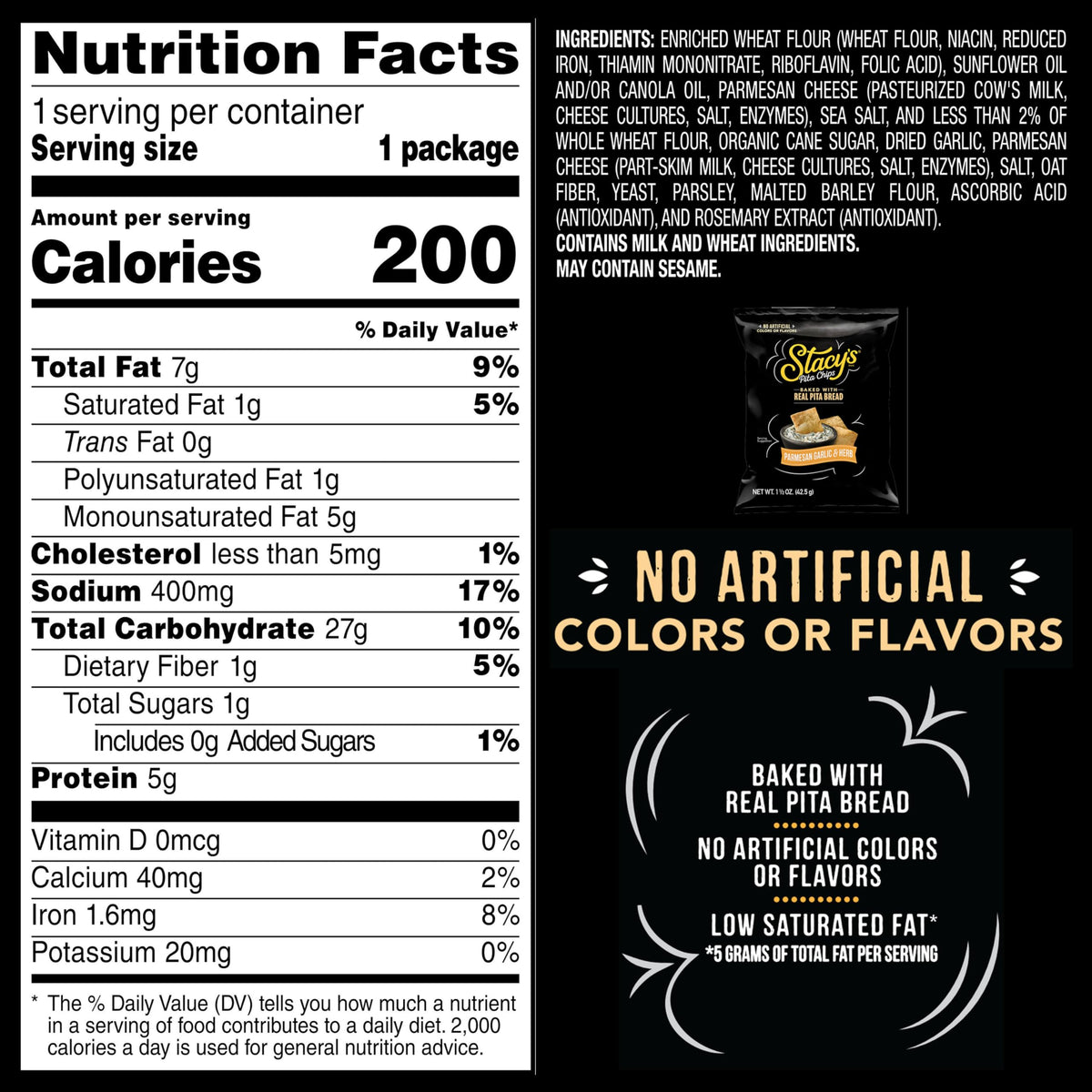 Stacy's Snack Chip And Crisp 49651, 1.5 Ounce (Pack of 24) – view 3