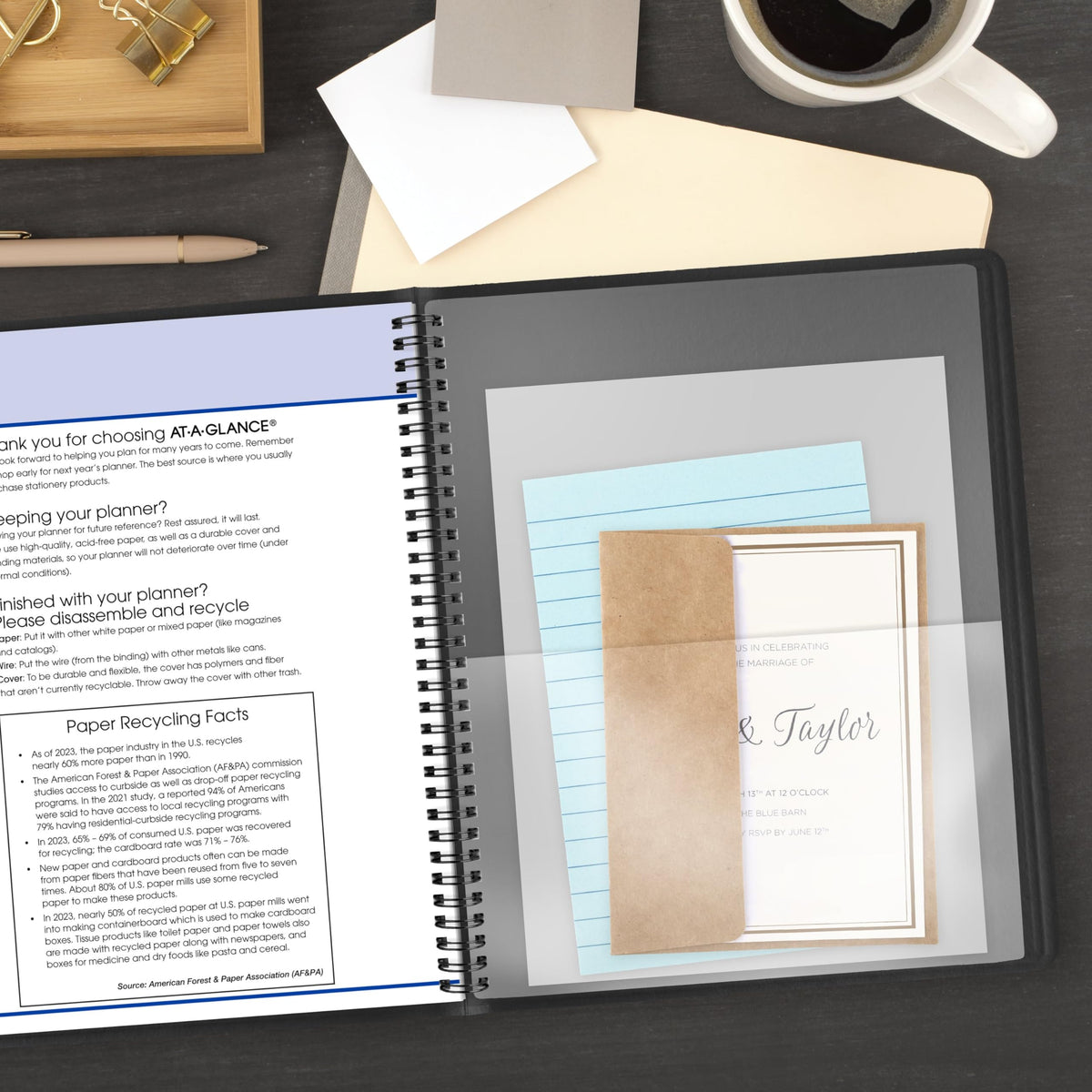 AT-A-GLANCE Planner 760105, 8" x 10" – view 5