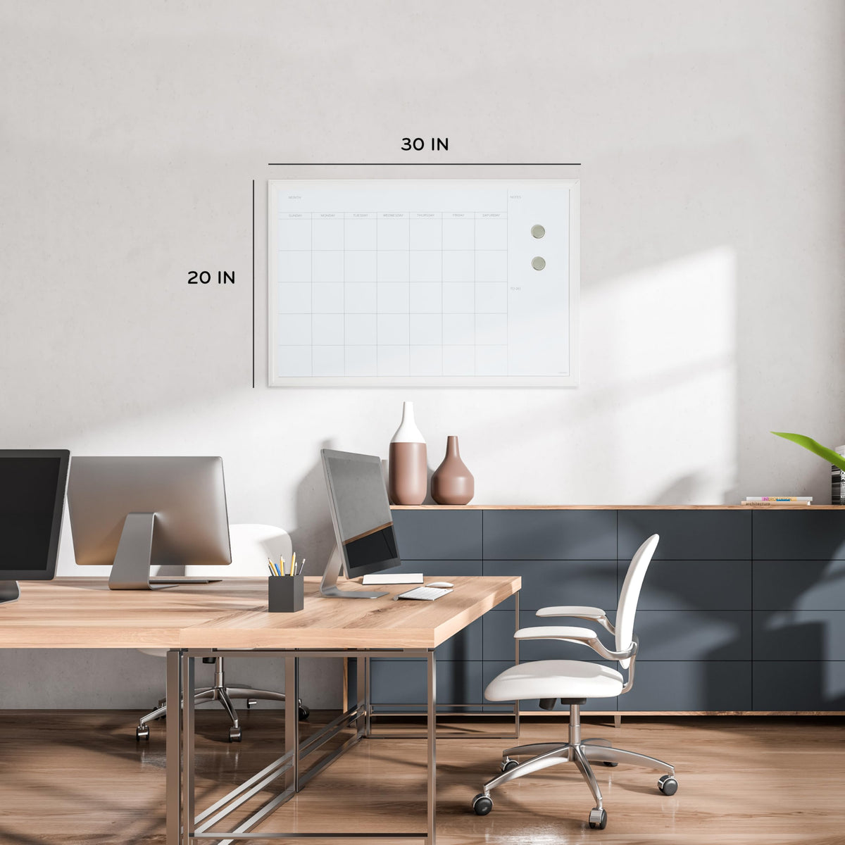 U Brands Writing Board 2075U00-01, 30"W x 20"H – view 3