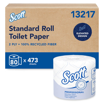 Scott Professional Toilet Paper 13217, 473 Count (Pack of 80), 37840 Count