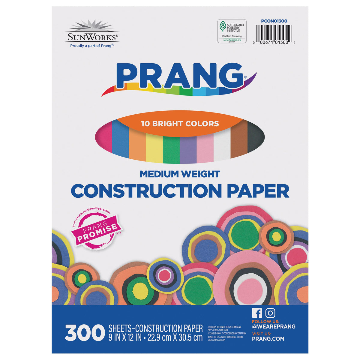 Prang Art Media Paper PCON01300, 300 Sheets