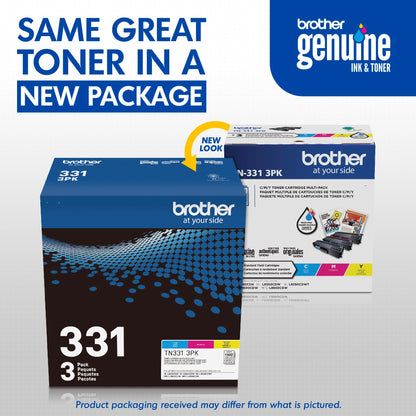 Brother Laser Printer Toner TN3313PK, 3 Pack – view 2