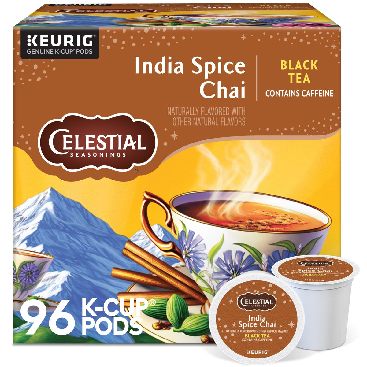 Celestial Seasonings Tea 14738, 24 Count (Pack of 4), 96 Count