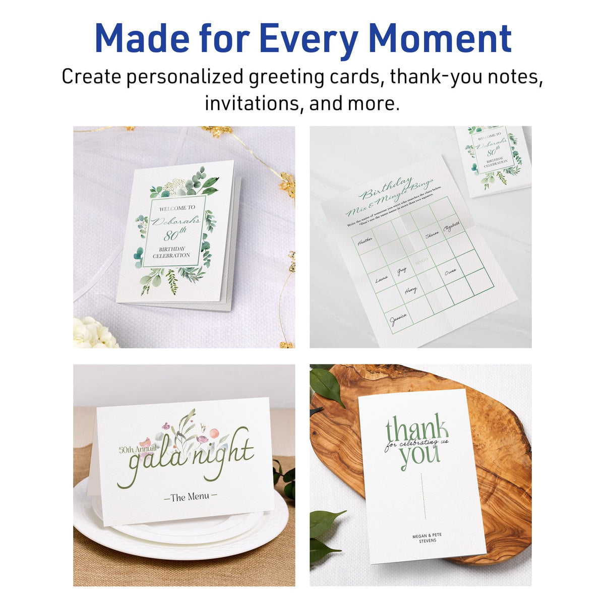 Avery Greeting Card 3378, 5.5" x 8.5" – view 7