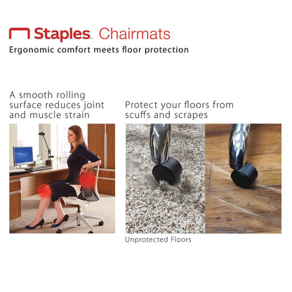 Staples Chair Mat 20236-CC, 45" x 53" – view 6