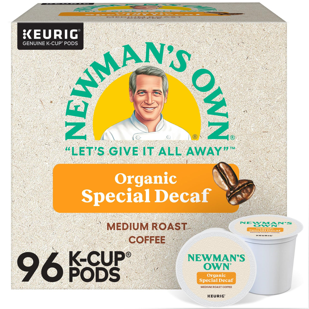 Newman's Own Coffee 5000203534, 24 Count (Pack of 4), 96 Count