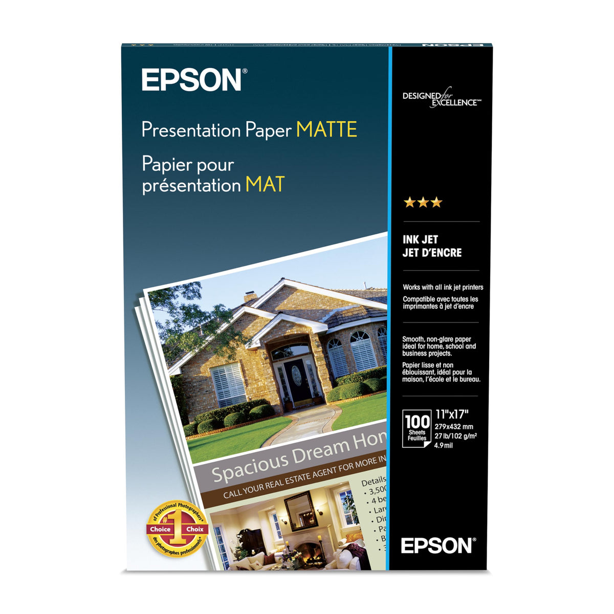 Epson Print Copy Paper S041070, B Size