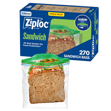 Ziploc Food Storage Bag 383217, 270 Count