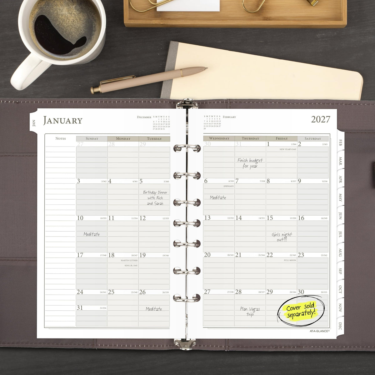 AT-A-GLANCE Planner 481-685Y, Size 4 Desk – view 2