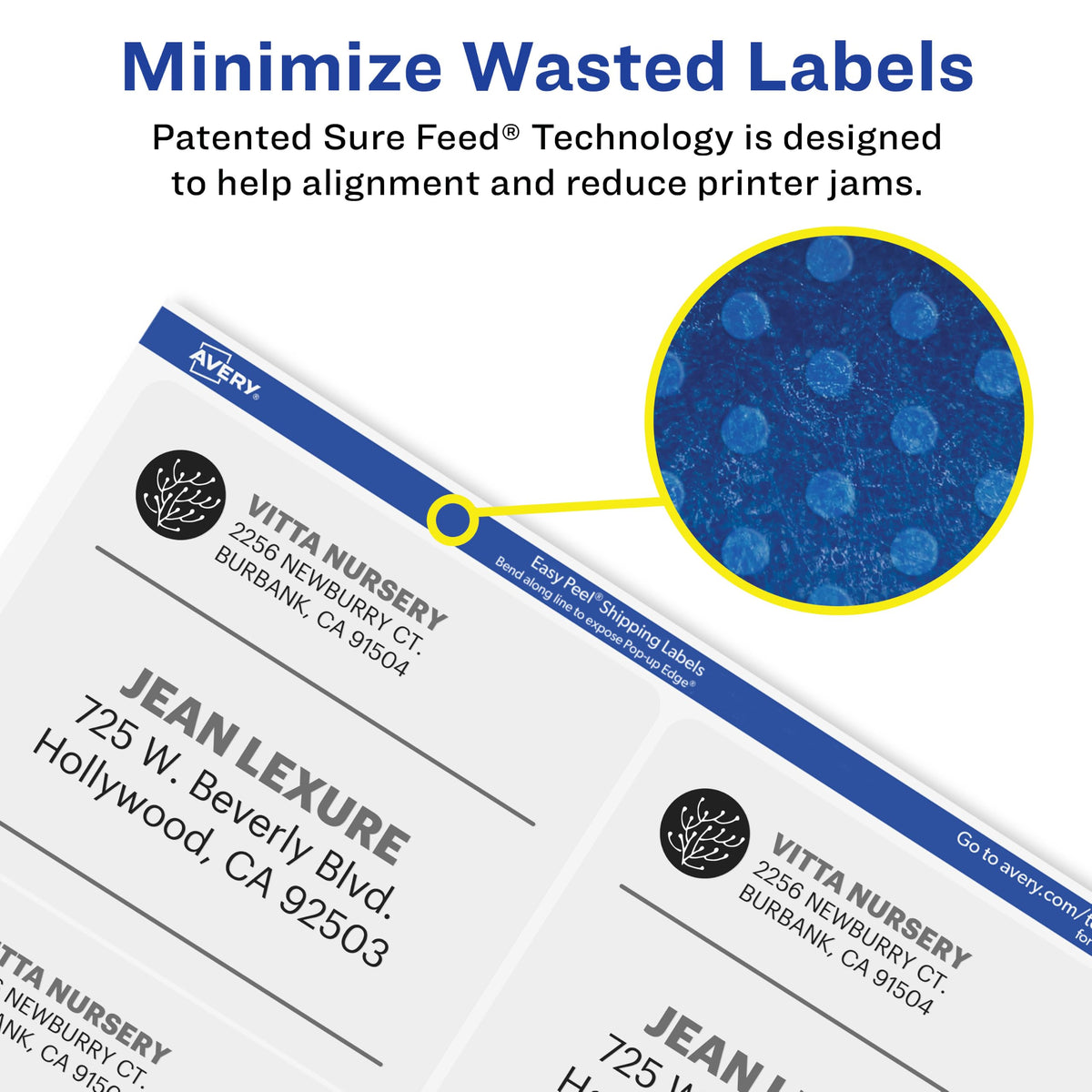 Avery Label 5164, 3-1/3 in. x 4 in., 600 Count – view 2