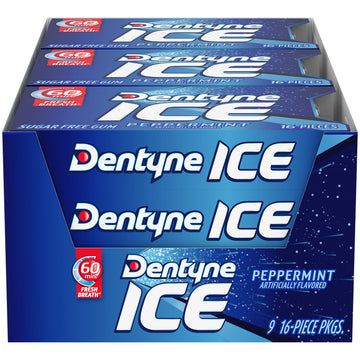 Dentyne Chewing Gum CDB3125400, 16 Count (Pack of 9), 144 Count