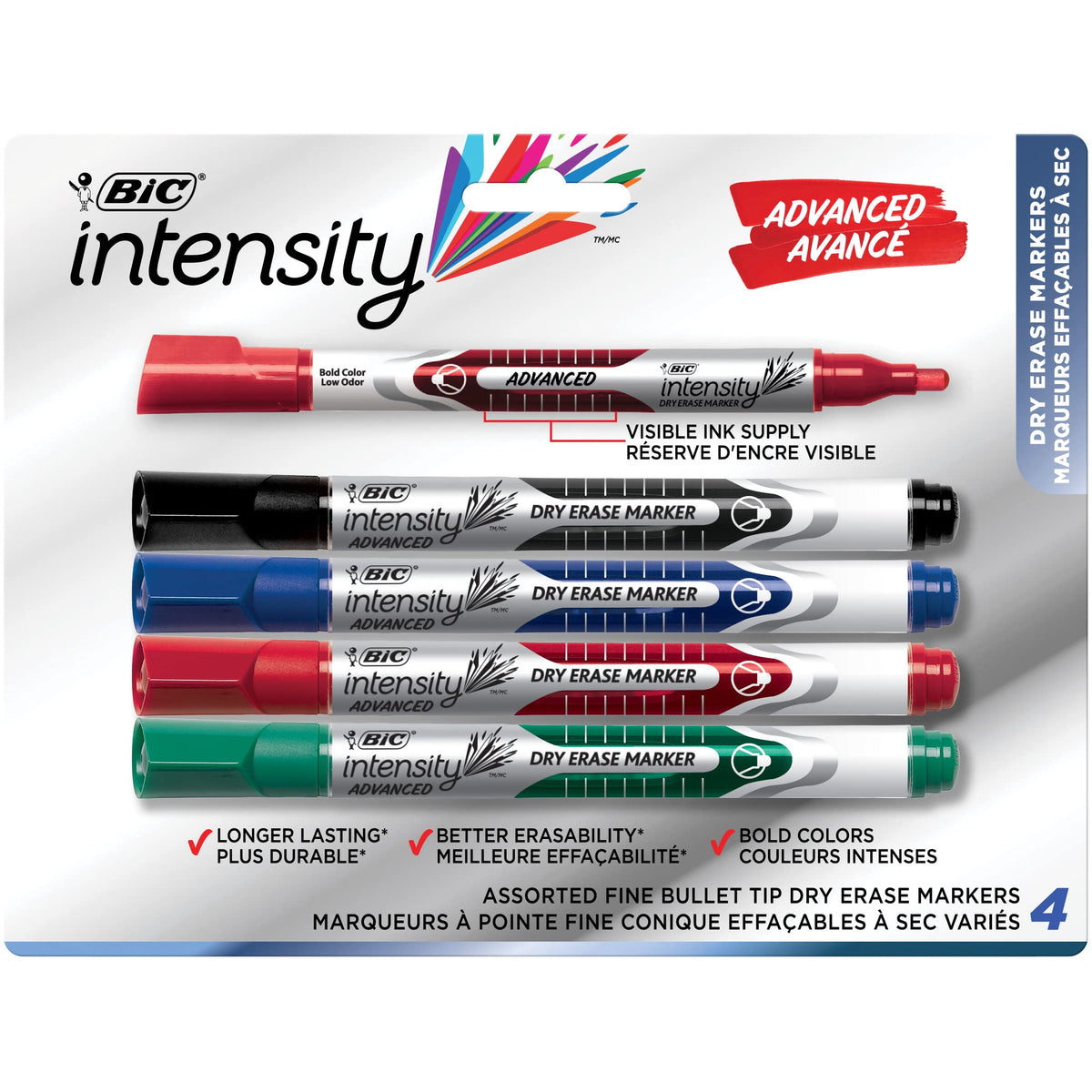 BIC Marking Pen GELIPP41-A-AST, 1 Count (Pack of 4)