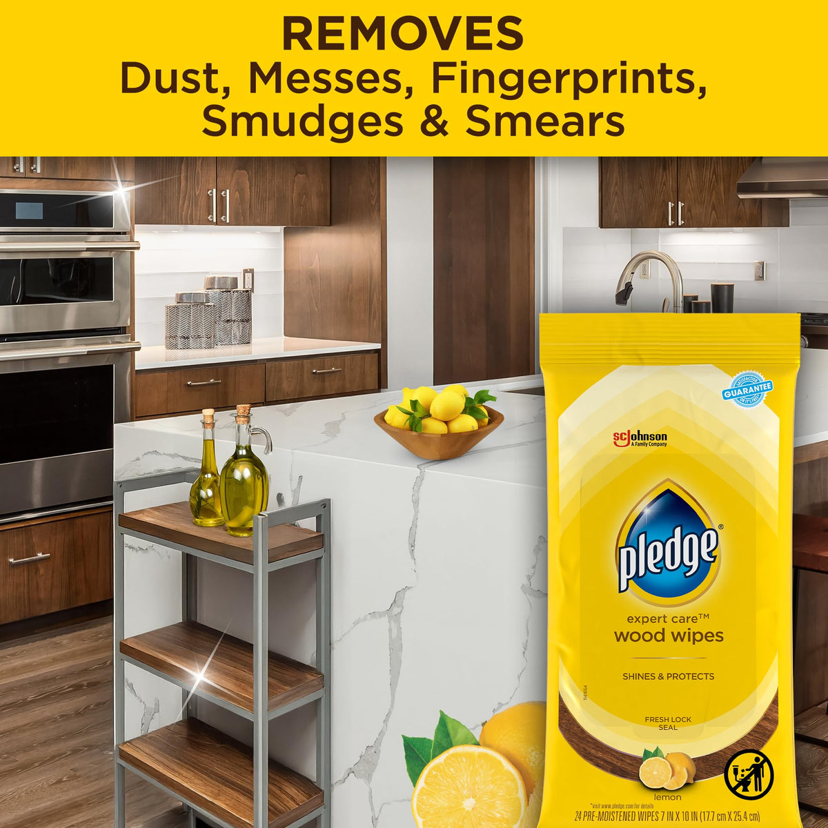 Pledge Surface Cleaning Wipe B005177XBG, 24 Count – view 3